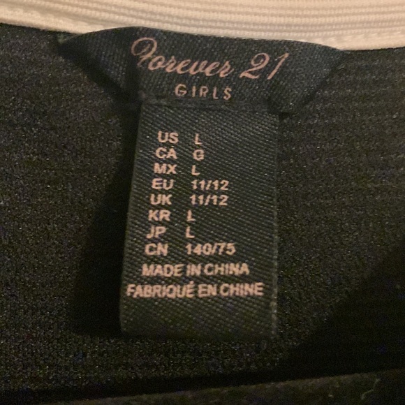 Forever 21 Girls Classic Black and White Dress - Picture 4 of 5